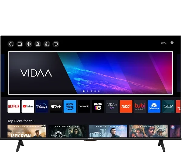 Hisense 58″ 58A6 Vidaa Smart 4k UHD Tv